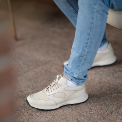 Pantofi sport  barbati 974 beige lifestyle