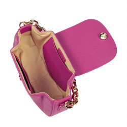 Women shoulder bag 027g pink fuxia