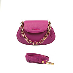 Women shoulder bag 027g pink fuxia