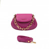 Women shoulder bag 027g pink fuxia