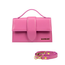 Women shoulder bag 028g pink fuxia