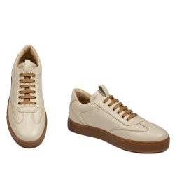Teenagers stylish, elegant shoes 8002 beige