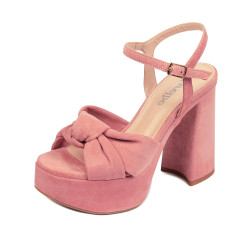 Women sandals 1310 rosa velour