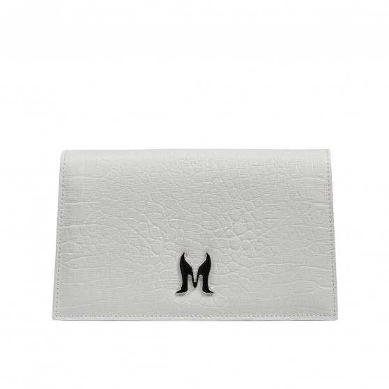 Women shoulder bag 029g 01 croco white