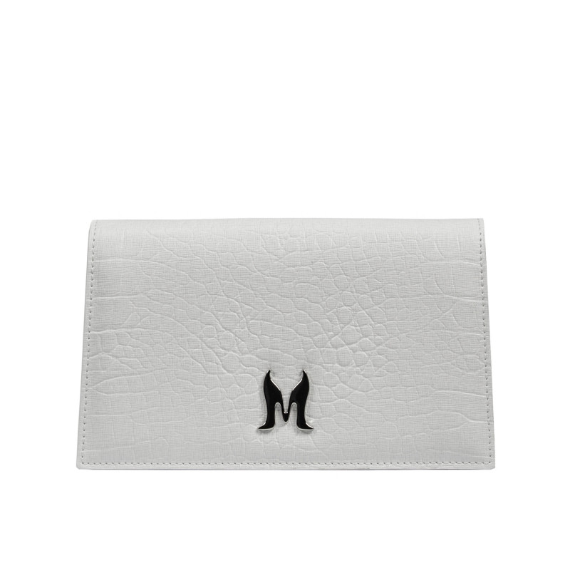 Women shoulder bag 029g 01 croco white