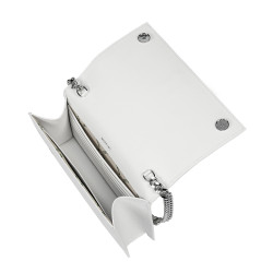 Women shoulder bag 029g 01 croco white