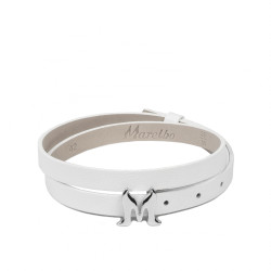 Women belt 42-1m biz white