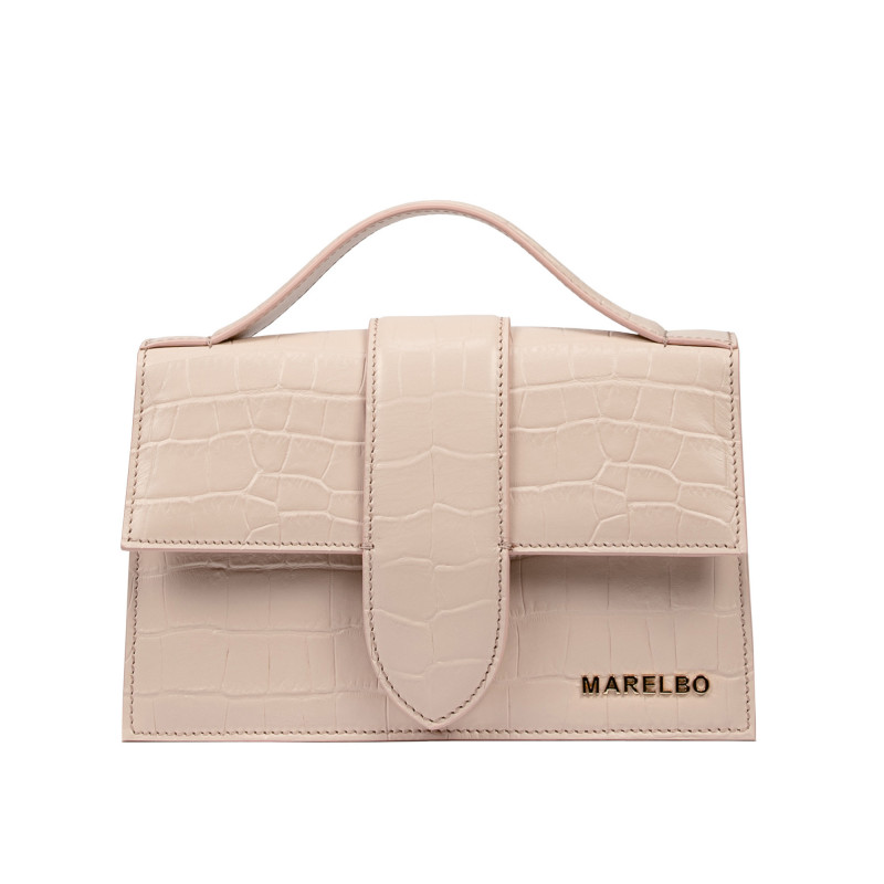 Women shoulder bag 028g croco beige