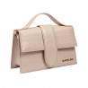 Women shoulder bag 028g croco beige