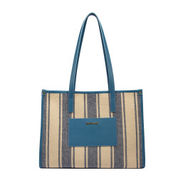 Women beach bag 031g blue combined