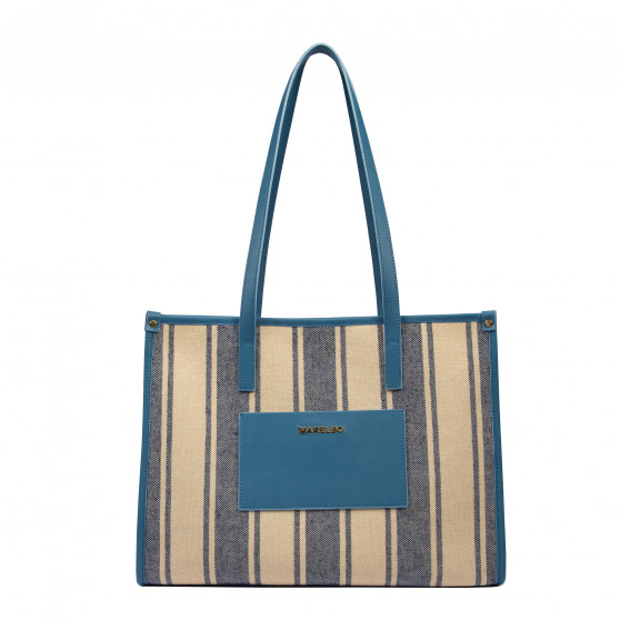 Women beach bag 031g blue combined