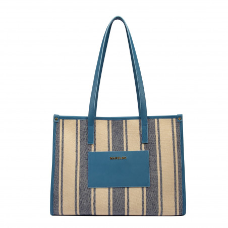Women beach bag 031g blue combined