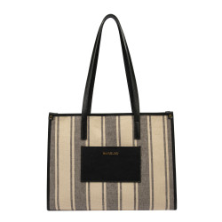 Women beach bag 031g black combined