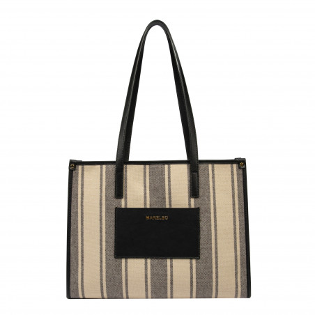 Women beach bag 031g black combined