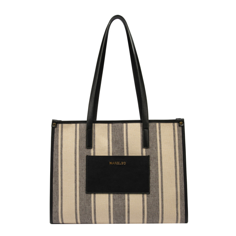 Women beach bag 031g black combined