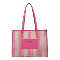 Women beach bag 031g pink barbie combined