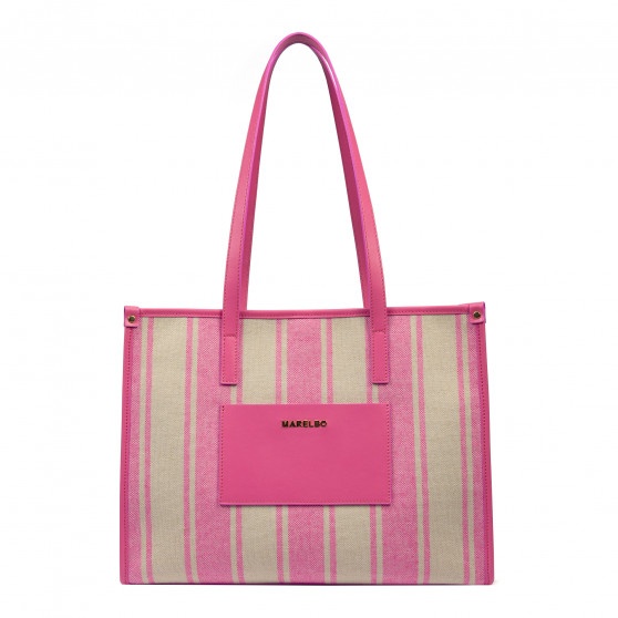 Women beach bag 031g pink barbie combined