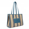 Women beach bag 031g blue combined
