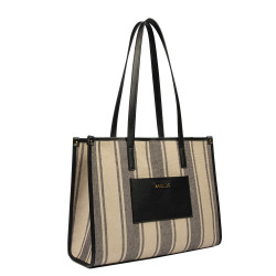 Women beach bag 031g black combined