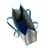 Women beach bag 031g blue combined