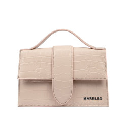 Women shoulder bag 028g 01 croco beige