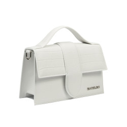Women shoulder bag 028g 01 croco white