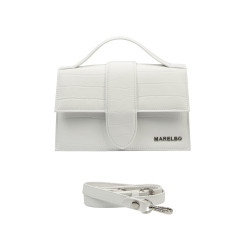 Women shoulder bag 028g 01 croco white