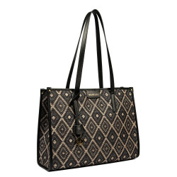 Women beach bag 031-1g motiv black combined