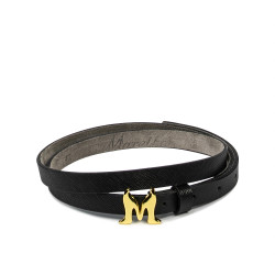 Women belt 42m black presat