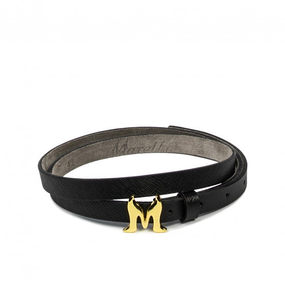 Women belt 42m black presat