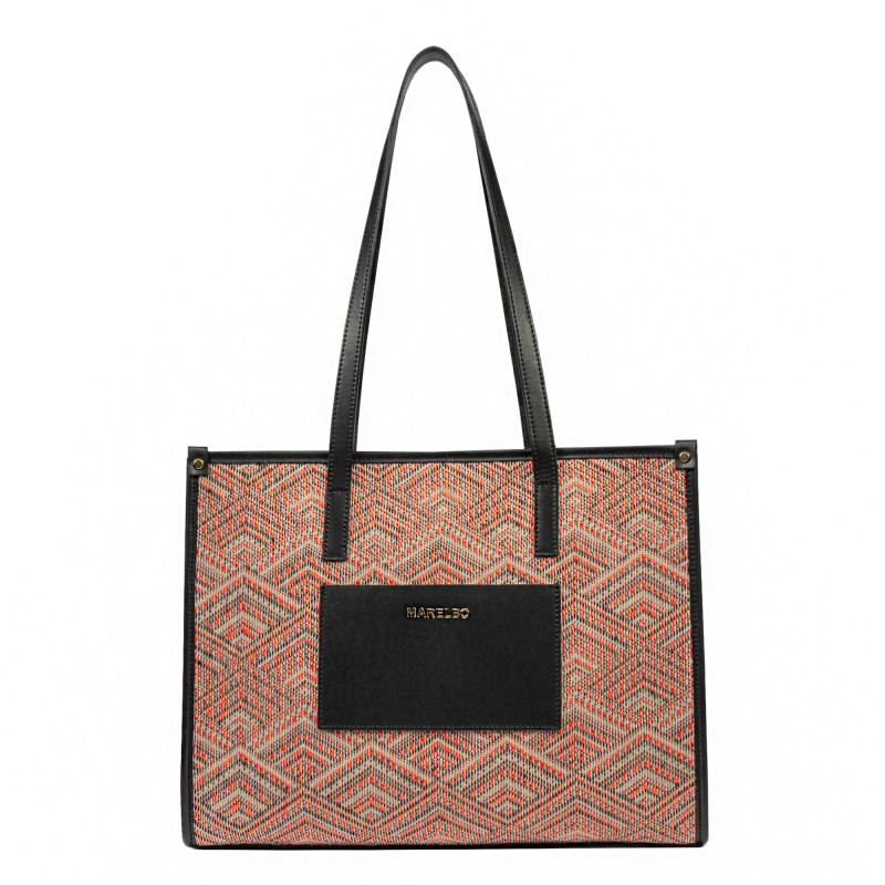 Women beach bag 031g motiv pink combined