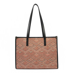 Women beach bag 031g motiv pink combined