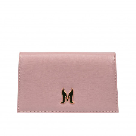 Women shoulder bag 029g poudre safiano