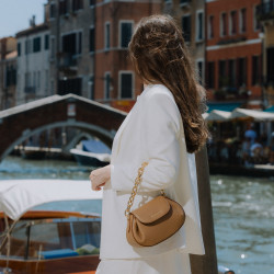 Women shoulder bag 027g cappuccino