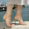 Women sandals 1326 patent nude lifestyle