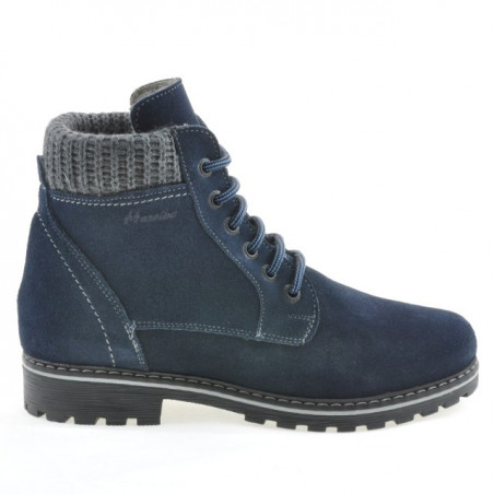 Women boots 3269 indigo velour