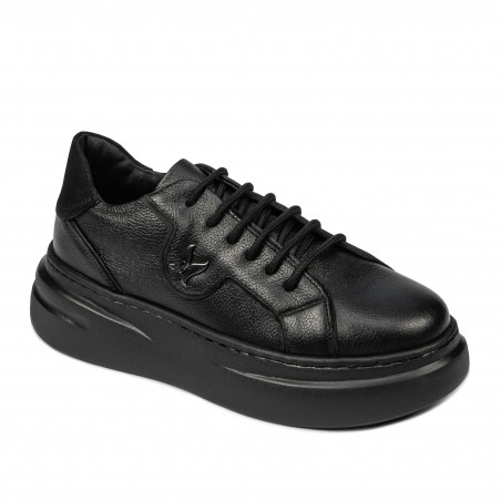 Women sport shoes 6077 black combined