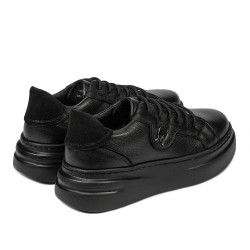 Women sport shoes 6077 black combined