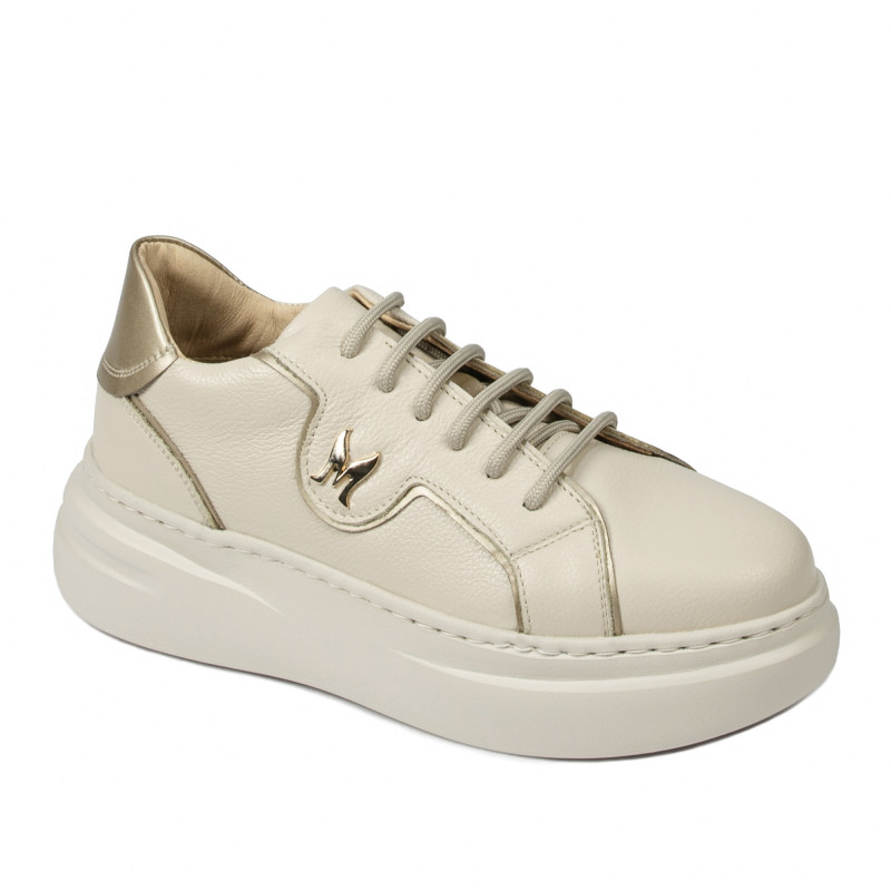 Women sport shoes 6077 beige combined