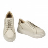Women sport shoes 6077 beige combined