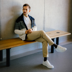 Pantofi casual/sport  barbati 970 white