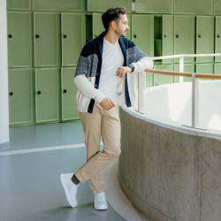 Pantofi casual/sport  barbati 970 white