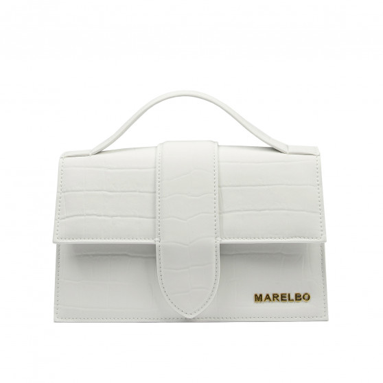 Women shoulder bag 028g croco white