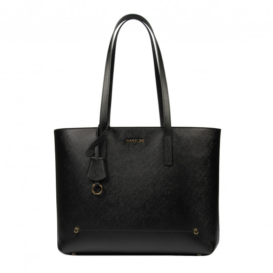 Women shoulder bag 030g black safiano