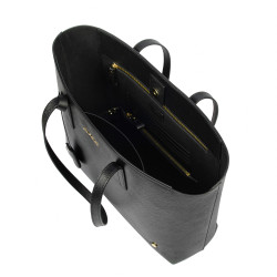 Women shoulder bag 030g black safiano