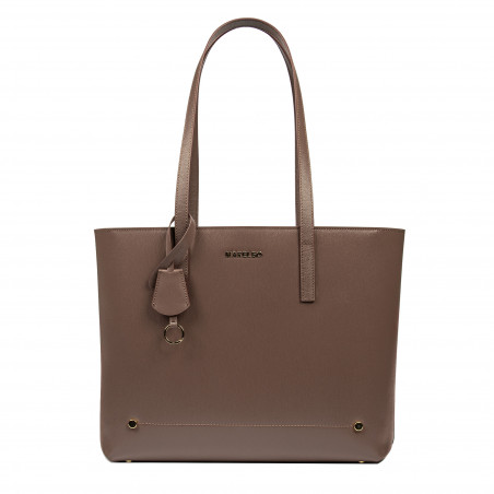 Women shoulder bag 030g cappuccino safiano
