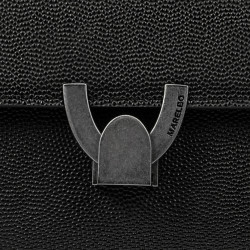 Women shoulder bag 032g 01 black caviar