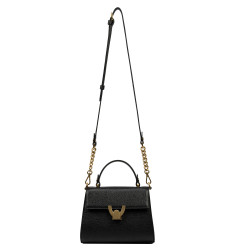 Women shoulder bag 032g black caviar