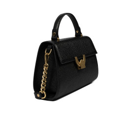 Women shoulder bag 032g black caviar