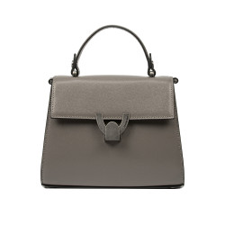 Women shoulder bag 032g 01 taupe caviar